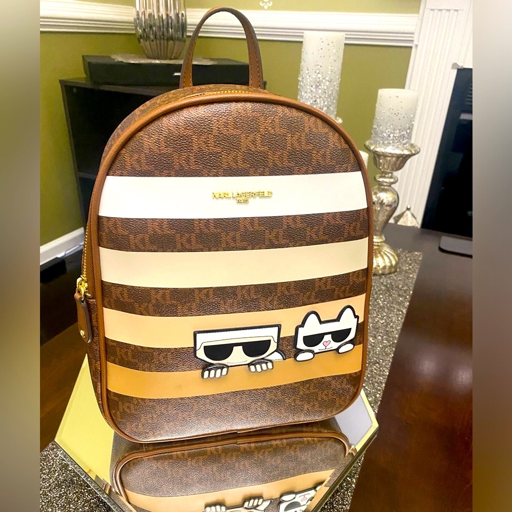 NWT KARL LAGERFELD BACKPACK